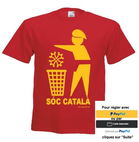 Tee shirt catalan Soc catala